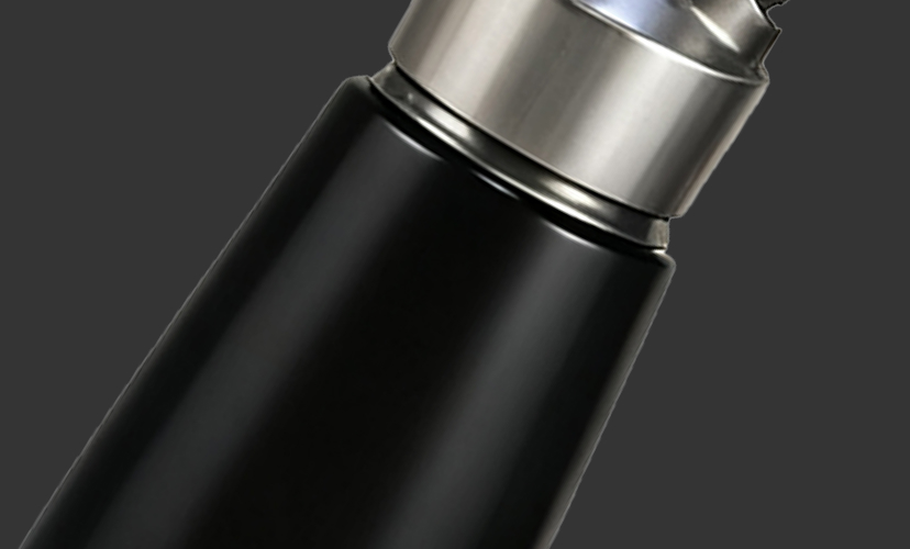 stainless steel whipped cream dispenser material detail – 304 food-grade body and head for hygiene and durability