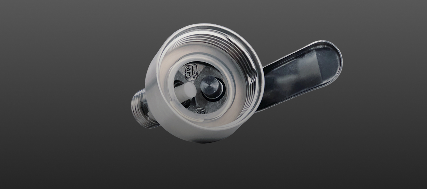 reinforced metal valve of stainless steel cream dispenser – precision gas control and leak prevention